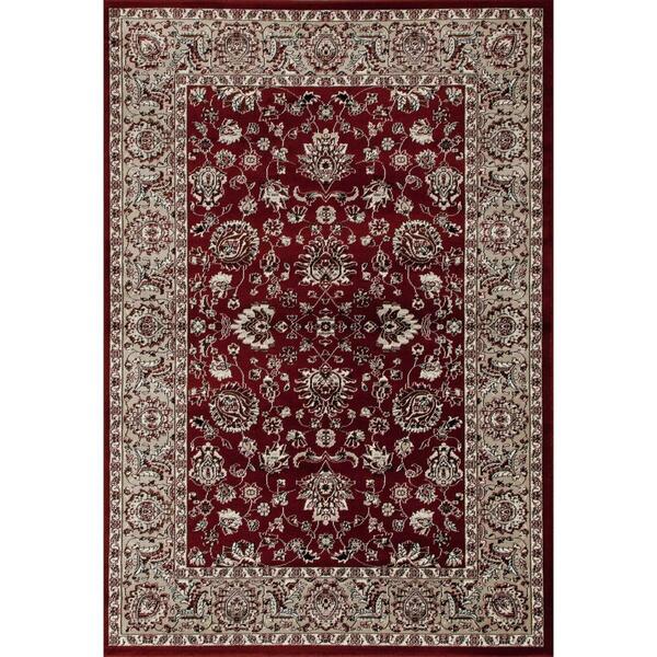 Art Carpet 9 X 12 Ft. Arabella Collection Accustomed Woven Area Rug, Red 841864101520